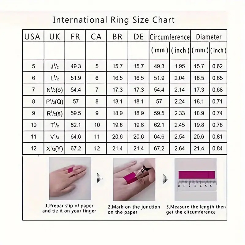 925 Sterling Silver Star Code Ring Set Zirconia Hypoallergenic Wedding Jewelry